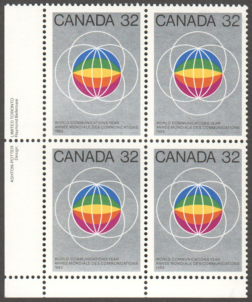 Canada Scott 976 MNH PB LL (A9-3) - Click Image to Close